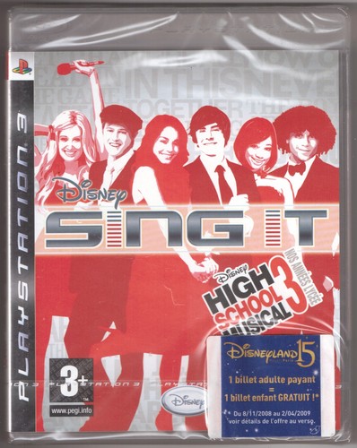 Ps3 disney sing high - sing, it: